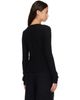 Rick Owens Rick Owens Black Tower Tight LS Sweater - 3