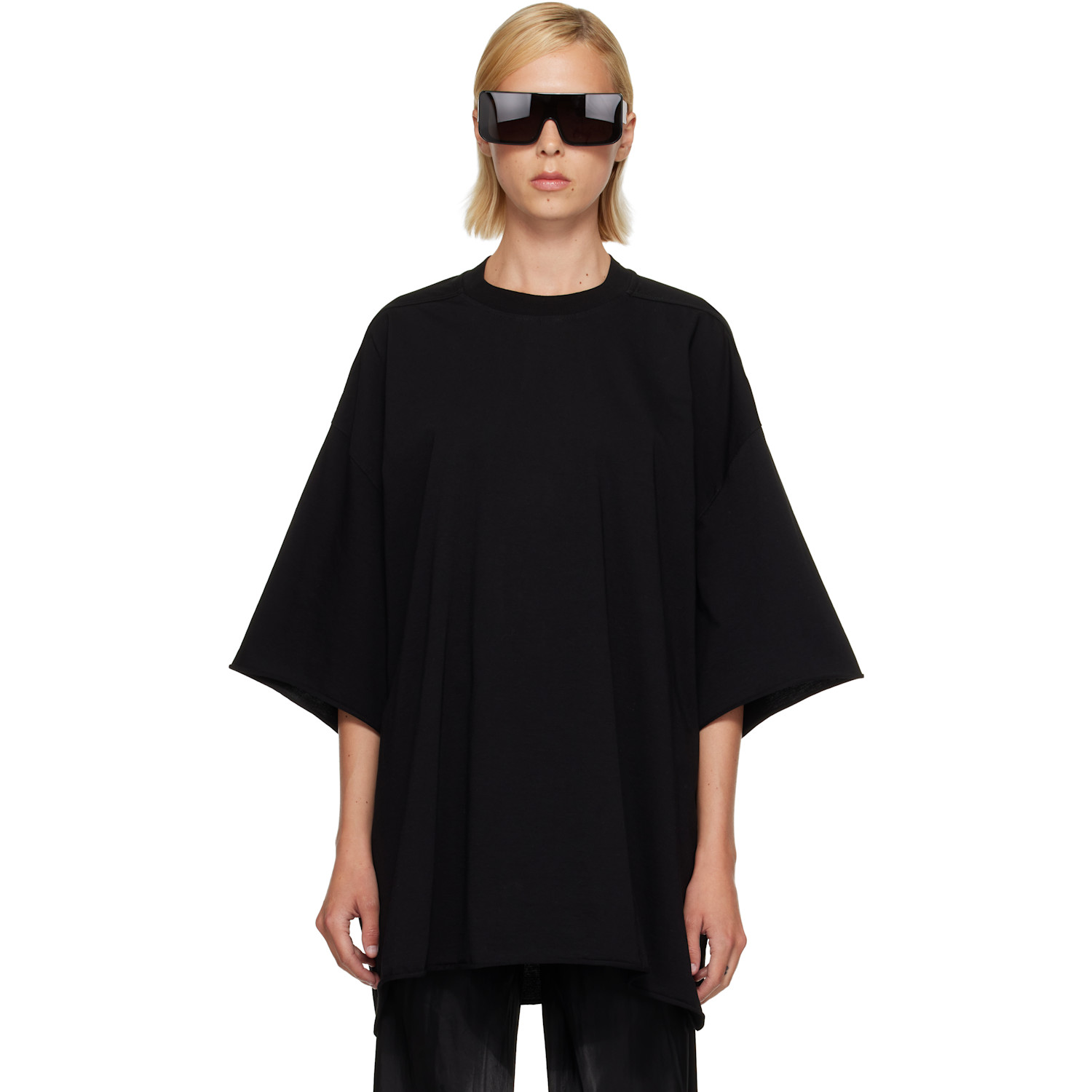 Rick Owens - Black Tower LS Crop T-shirt