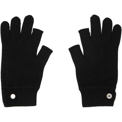 Rick Owens Rick Owens Black Tower Touchscreen Gloves