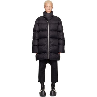 Rick Owens Rick Owens Black Tower Turtle Down Coat