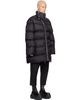 Rick Owens Rick Owens Black Tower Turtle Down Coat - 2