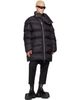 Rick Owens Rick Owens Black Tower Turtle Down Coat - 4