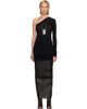 Rick Owens Rick Owens Black Tower Ziggy Minidress - 1