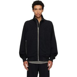 Rick Owens Rick Owens Black Tower Zipfront Jogger Track Jacket