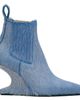 Rick Owens Rick Owens Blue Cantilever 8 Sharp Ankle Boots - 1
