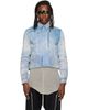 Rick Owens Rick Owens Blue Tower Alice Leather Jacket - 1