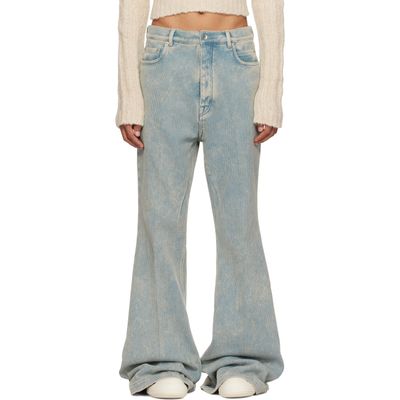Rick Owens Rick Owens Blue Tower Bolan Bootcut Jeans