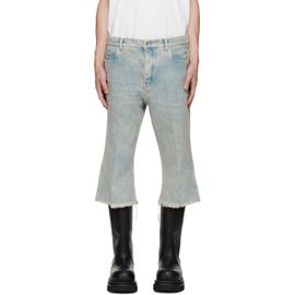 Rick Owens Rick Owens Blue Tower Bolan Cutoff Jeans