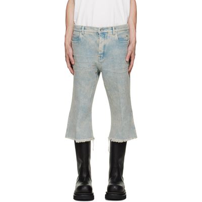 Rick Owens Rick Owens Blue Tower Bolan Cutoff Jeans