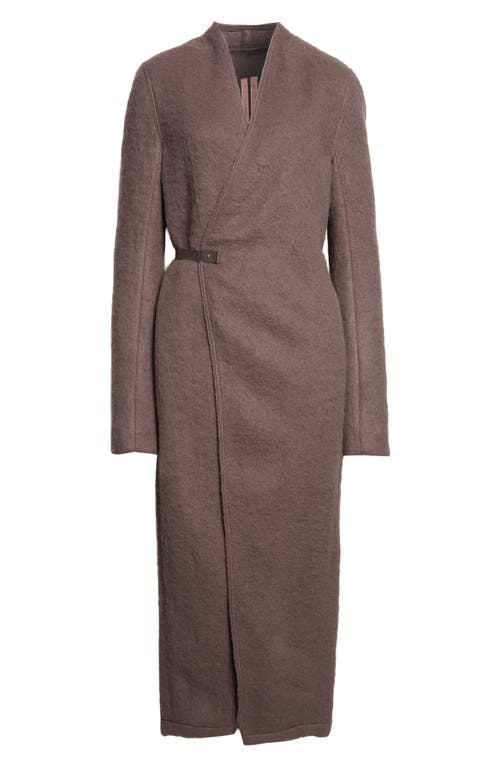 Rick Owens Rick Owens Boiled Alpaca & Wool Blend Lab Coat