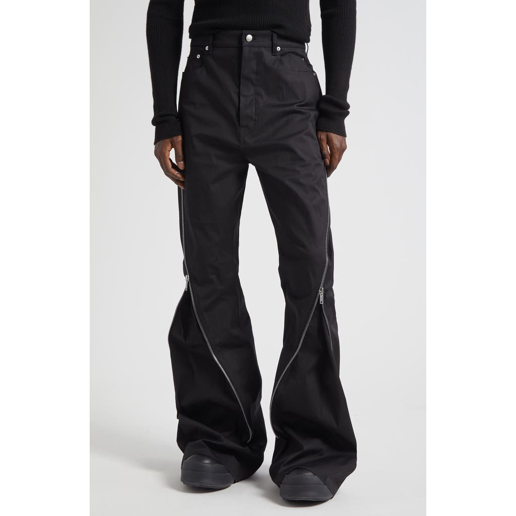 Rick Owens Rick Owens Bolan Banana Zip Raw Hem Jeans