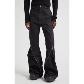 Rick Owens Rick Owens Bolan Banana Zip Raw Hem Jeans