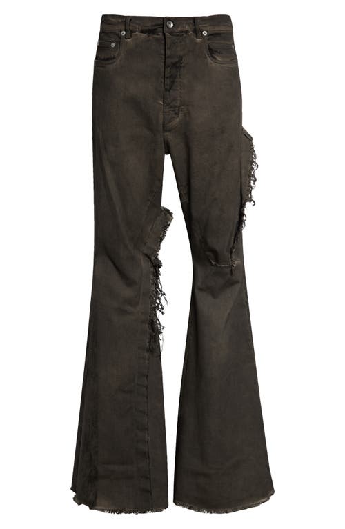 Rick Owens Rick Owens Bolan Distressed Bootcut Jeans