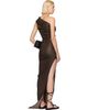 Rick Owens Rick Owens Brown Athena Leather Maxi Dress - 3