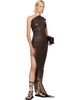 Rick Owens Rick Owens Brown Athena Leather Maxi Dress - 4