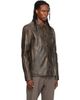 Rick Owens Rick Owens Brown Buttoned Brad Leather Jacket - 2