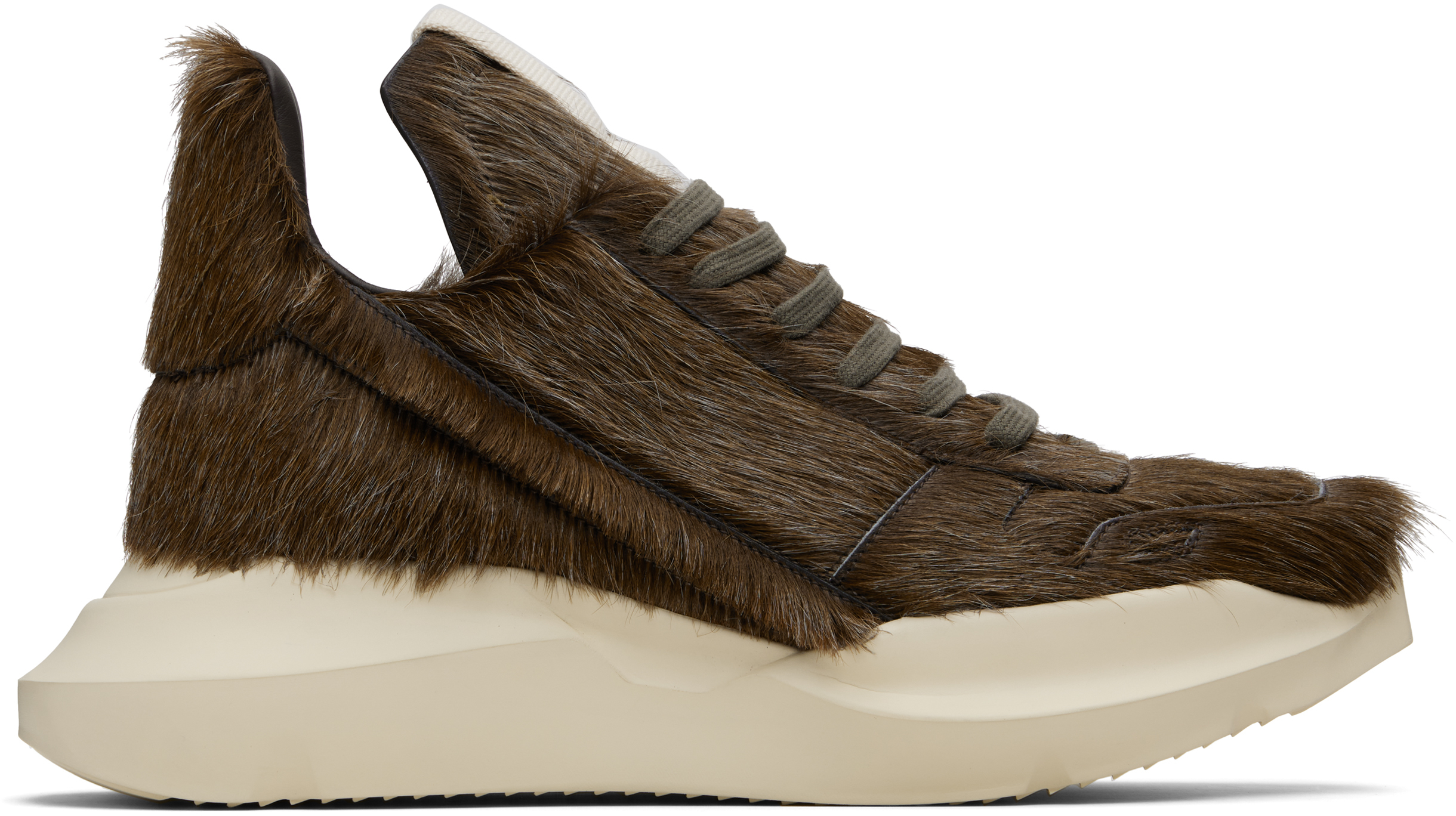 Rick Owens - Brown Concordians Geth Runner Sneakers