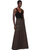 Rick Owens Rick Owens Brown Concordians Odetta Skirt - 4