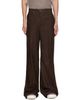 Rick Owens Rick Owens Brown Leather Work Pants - 1