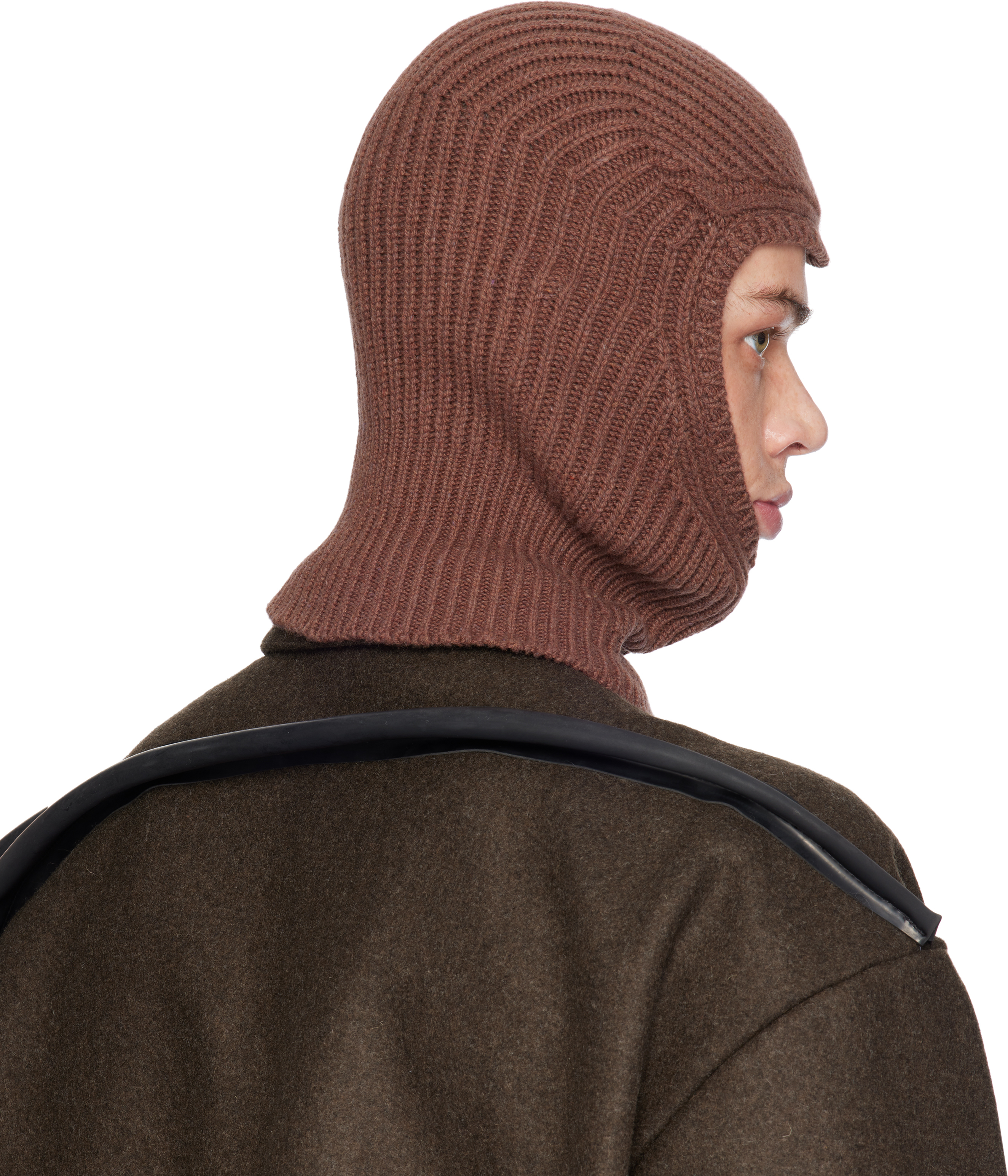 Rick Owens - Brown Porterville Skull Balaclava