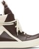 Rick Owens Rick Owens Brown Temple Geobasket Sneakers - 1