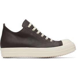 Rick Owens Rick Owens Brown Temple Low Sneaks Sneakers