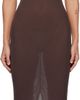 Rick Owens Rick Owens Brown Temple V Tank Maxi Dress - 1