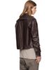 Rick Owens Rick Owens Brown Tower Alice Leather Jacket - 3