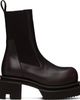 Rick Owens Rick Owens Brown Tower Beatle Bogun Boots - 1