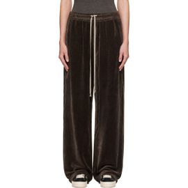 Rick Owens Rick Owens Brown Tower Dietrich Drawstring Trousers