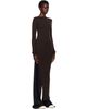 Rick Owens Rick Owens Brown Tower Easy Long Top Midi Dress - 2