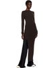 Rick Owens Rick Owens Brown Tower Easy Long Top Midi Dress - 4