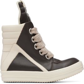 Rick Owens Rick Owens Brown Tower Jumbolace Geobasket Sneakers