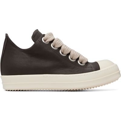 Rick Owens Rick Owens Brown Tower Jumbolace Low Sneaks Sneakers