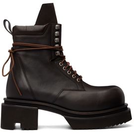 Rick Owens Rick Owens Brown Tower Low Army Bogun Boots