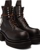 Rick Owens Rick Owens Brown Tower Low Army Bogun Boots - 4