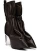 Rick Owens Rick Owens Brown Tower Pull-On Cuffed Taquito Boots - 4