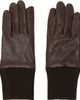 Rick Owens Rick Owens Brown Tower Rib Cuff Gloves - 1