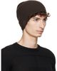 Rick Owens Rick Owens Brown Tower Ribbed Beanie - 2