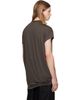 Rick Owens Rick Owens Brown Tower 'Rick' S Jumbo S/S T-shirt - 3