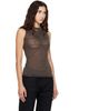 Rick Owens Rick Owens Brown Tower Sleeveless Temple T Top - 2