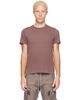 Rick Owens Rick Owens Burgundy Tower Short Level T-shirt - 1