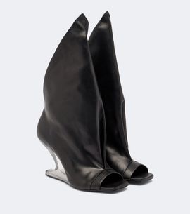 Rick Owens Rick Owens Cantilever leather mid-calf boots