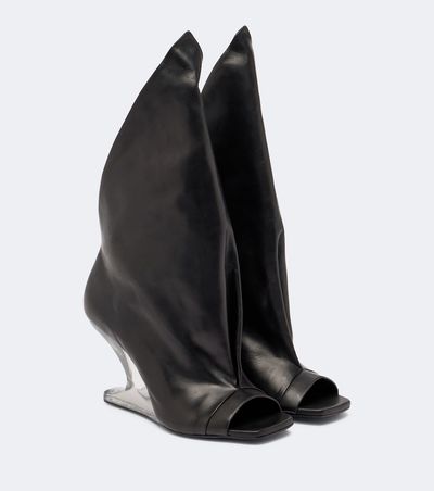 Rick Owens Rick Owens Cantilever leather mid-calf boots