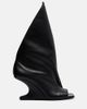 Rick Owens Rick Owens Cantilever leather peep-toe boots - 5