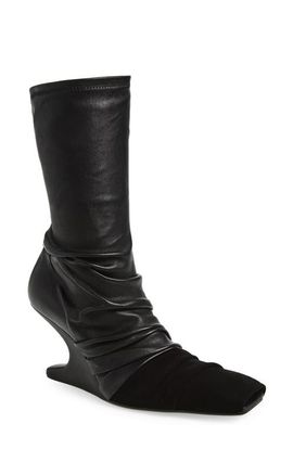 Rick Owens Rick Owens Cantilever Mixed Media Boot