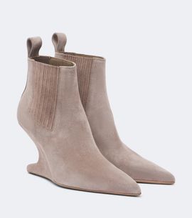 Rick Owens Rick Owens Cantilever suede ankle boots