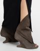 Rick Owens Rick Owens Cantilever suede peep-toe boots - 2