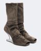 Rick Owens Rick Owens Cantilever velvet jersey wedge boots - 1