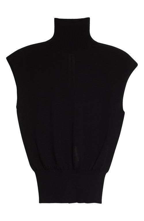 Rick Owens Rick Owens Cap Sleeve Wool Turtleneck Sweater